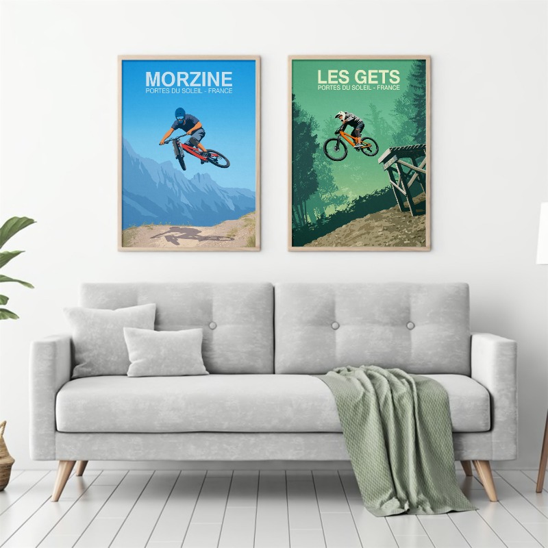 Mountain Bike Trail Poster Sno - đánh giá và giá Picture Of Mountain Biking