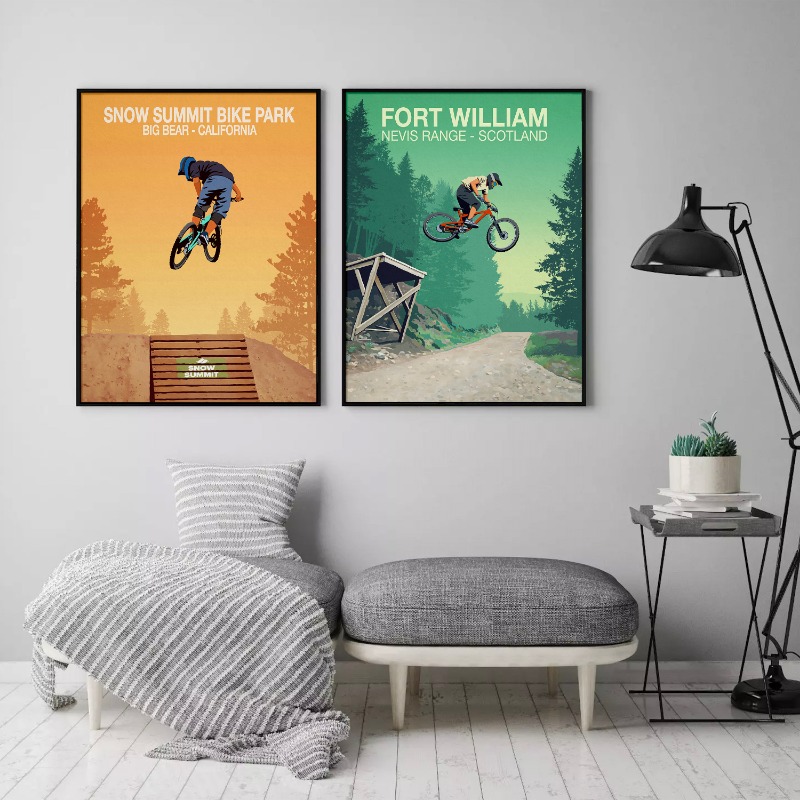 Mountain Bike Trail Poster Sno - đánh giá và giá Picture Of Mountain Biking
