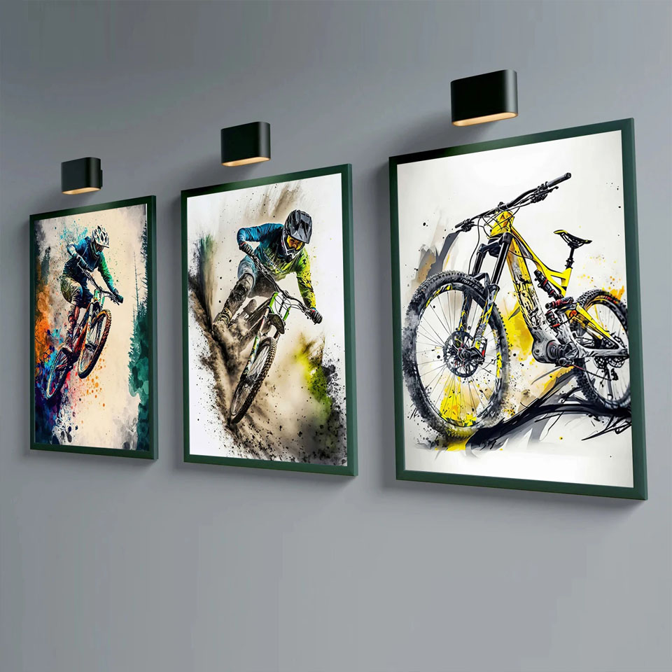 Mountain Bike Sports Wall Art  - đánh giá và giá Picture Of Mountain Biking